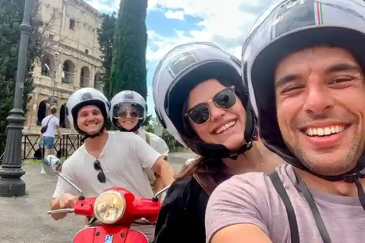 Fun Vespa guide Rome