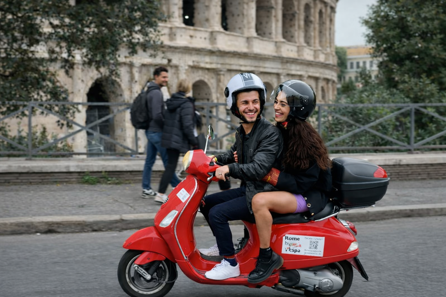 2 People per Vespa