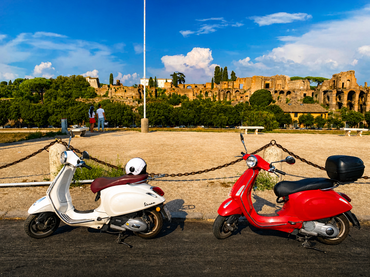 Rome Vespa Tour panorama