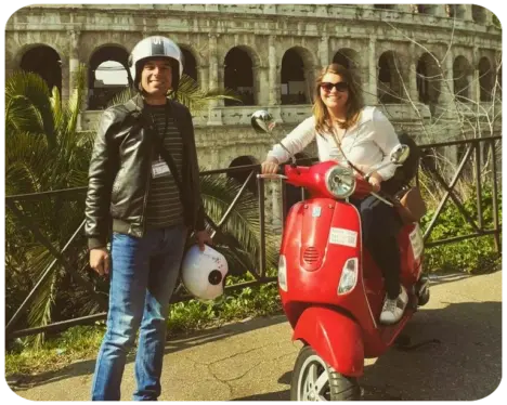 vespa tour rome